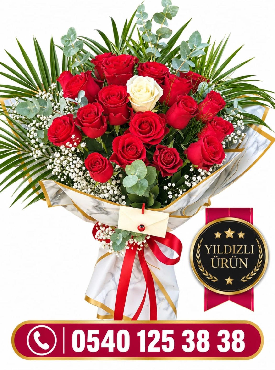 20 Kırmızı 1 Beyaz Özel Premium