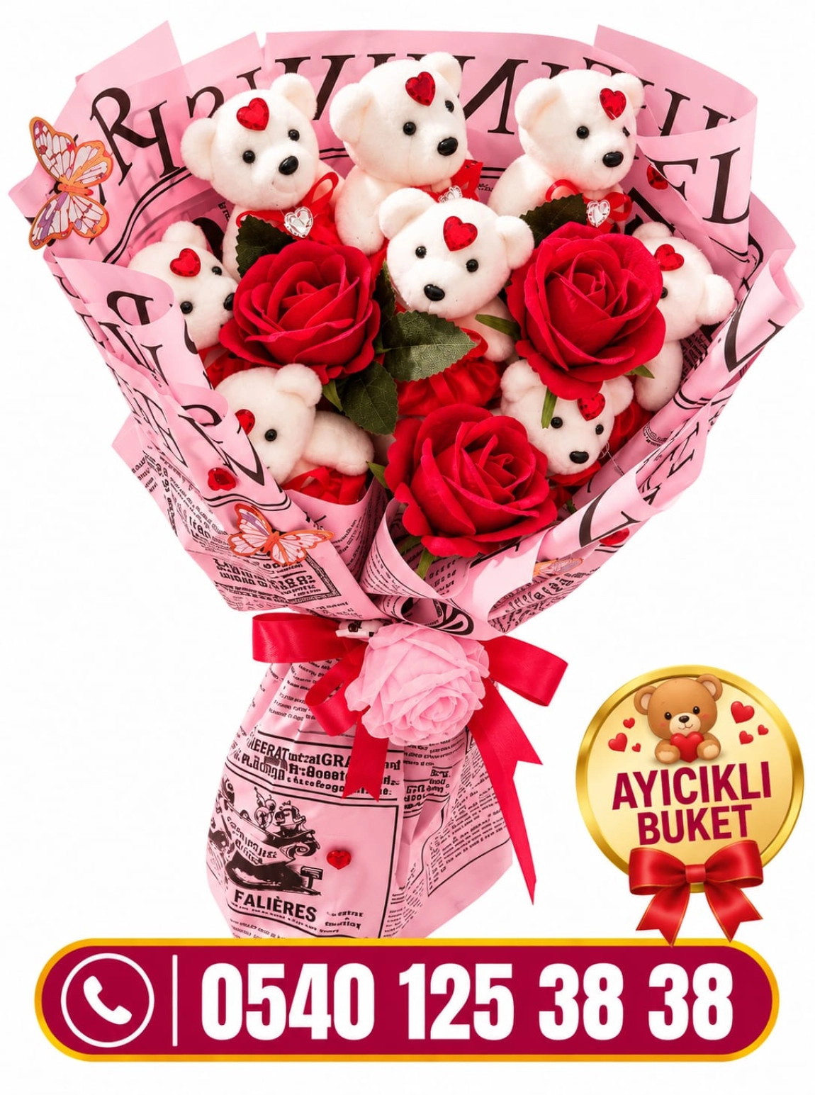 Ayıcıklı Buket