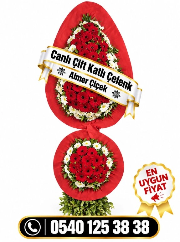 Canlı Çift Katlı Celenk