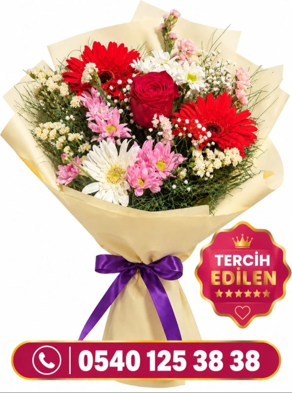 Tek Gül Karışık Buket